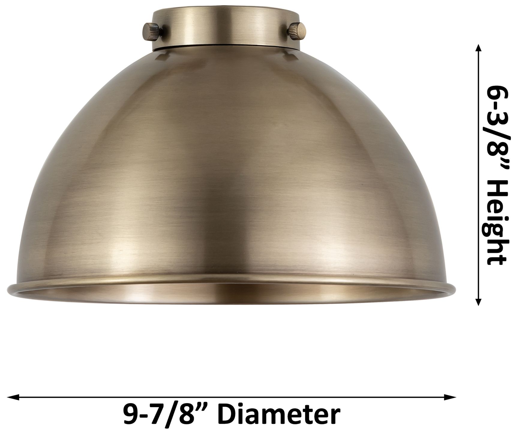 Image 4 Ballston Urban 10"W Antique Brass Stem LED Pendant w/ Antique Brass Sh more views