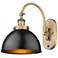 Ballston Urban 11" High Brushed Brass Wall Sconce