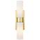 Ballston Urban 18" Wide Gold Matte White 2-Light Bath Light