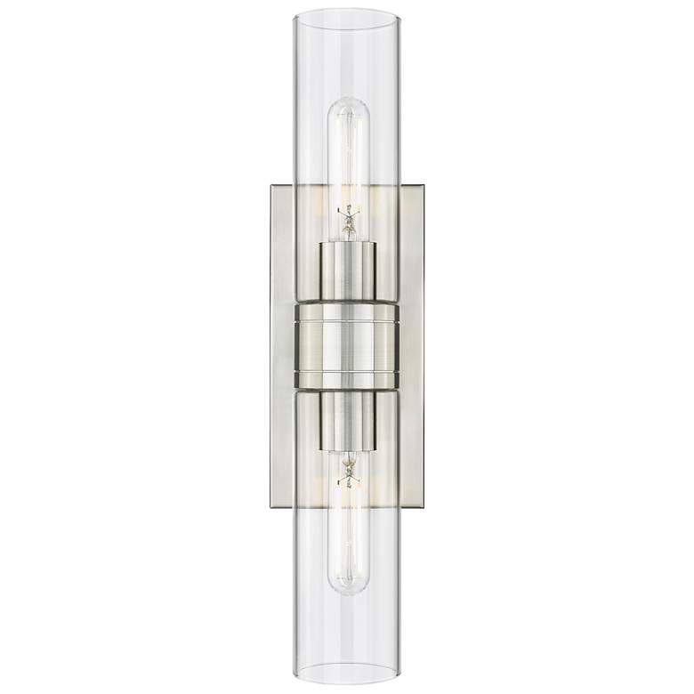 Image 1 Ballston Urban 18" Wide Satin Nickel 2-Light Bath Light