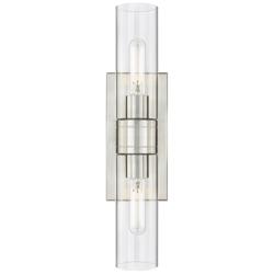 Ballston Urban 18" Wide Satin Nickel 2-Light Bath Light