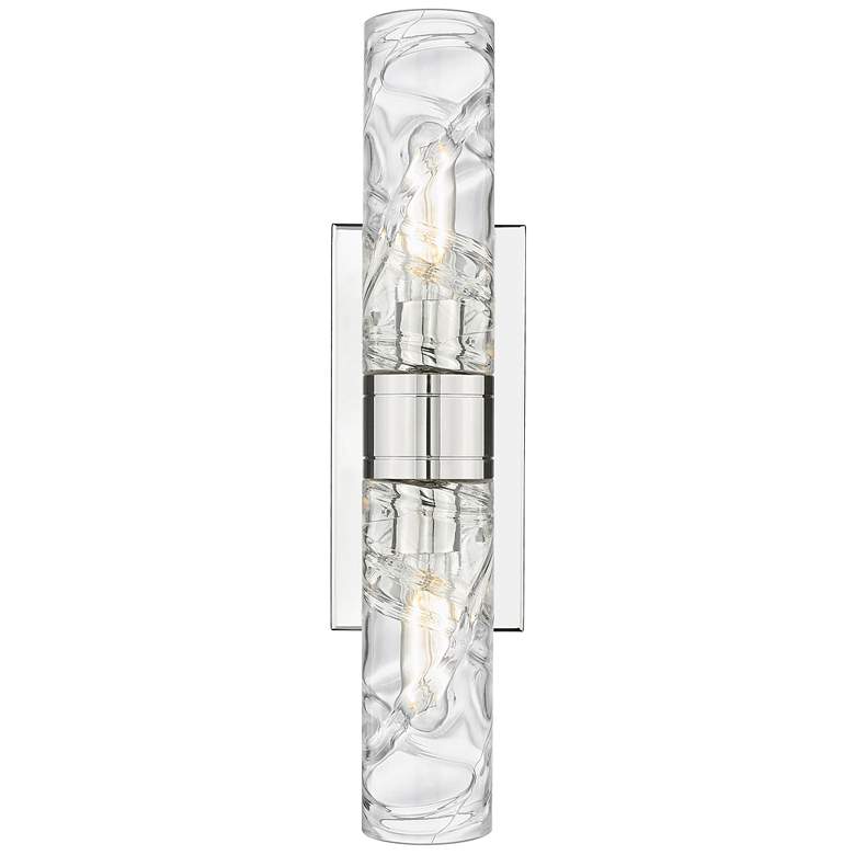 Image 1 Ballston Urban 18"W 2 Light Polished Nickel Bath Light w/ Deco Swirl S