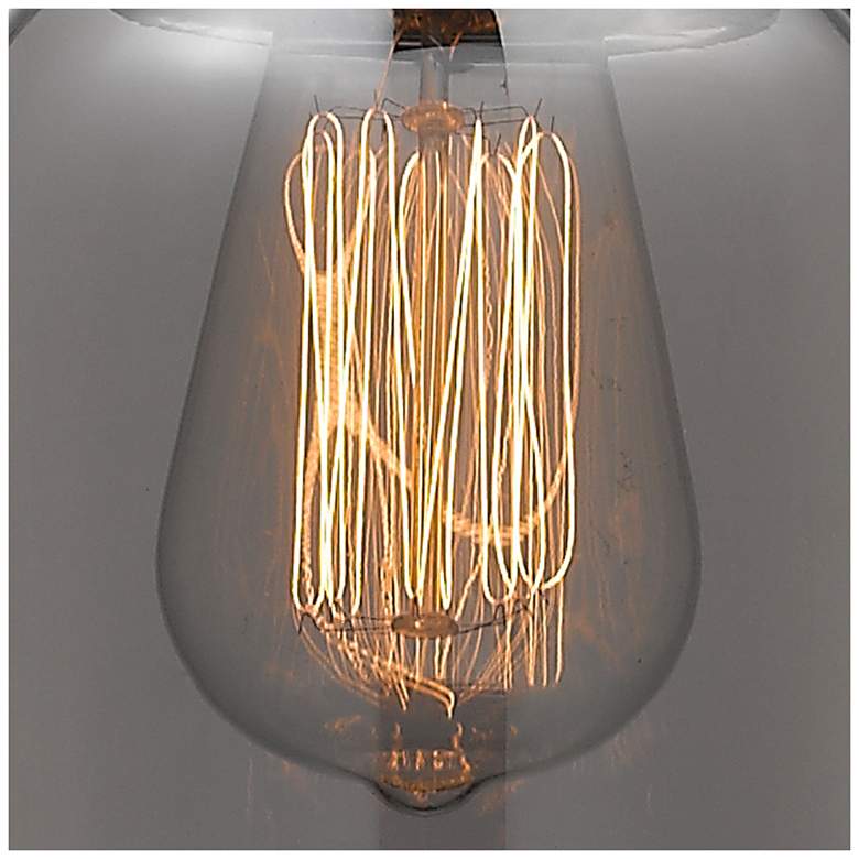 Image 4 Ballston Urban 18"W 2 Light Polished Nickel Sconce w/ Plated Smoke Sha more views