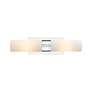 2_Ballston Urban 18"W 2 Light Polished Nickel Sconce w/ Striped White Sh more views
