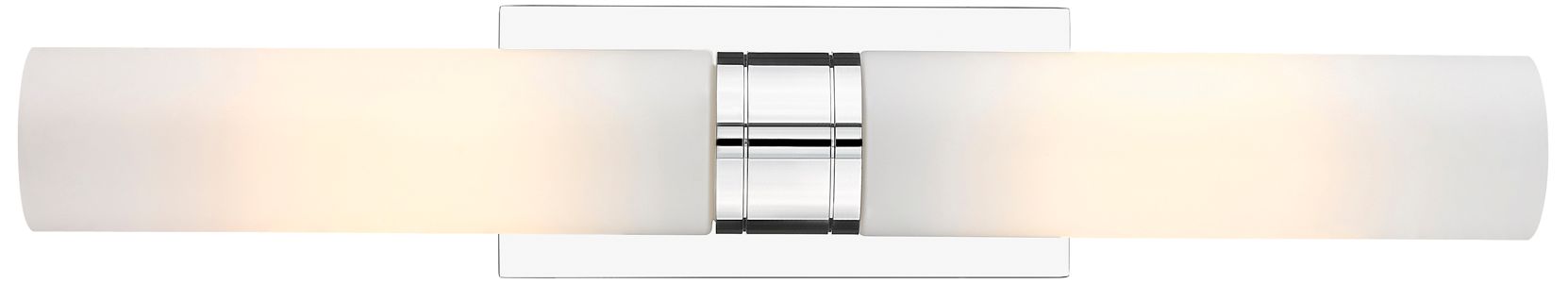 Image 2 Ballston Urban 24"W 2 Light Polished Chrome Bath Light w/ Matte White  more views