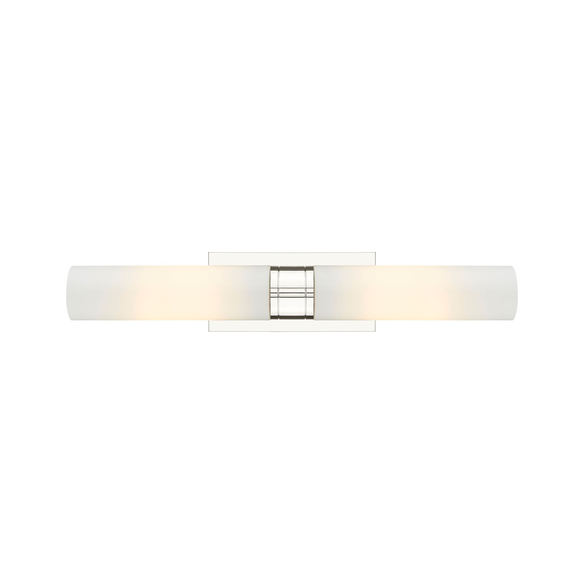 Image 2 Ballston Urban 24"W 2 Light Polished Nickel Bath Light w/ Matte White  more views