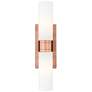 Ballston Urban 24"W Antique Copper 2-Light Bath Vanity Light