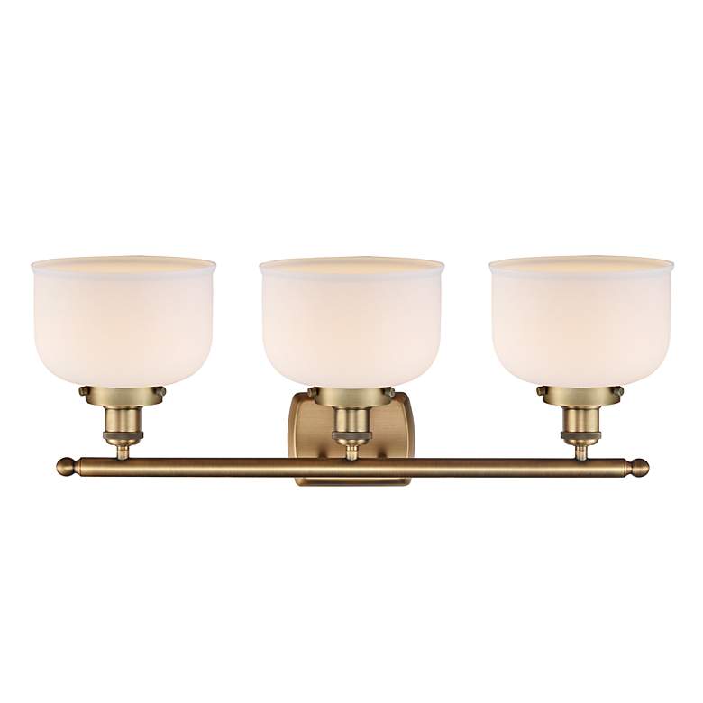 Image 3 Ballston Urban 26" Wide Brushed Brass 3-Light Bath Light more views