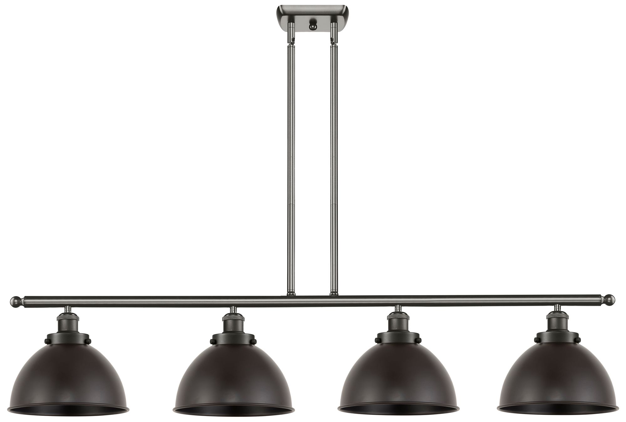 Ballston Urban 48.13"W 4 Light Oil Rubbed Bronze Stem Island Light