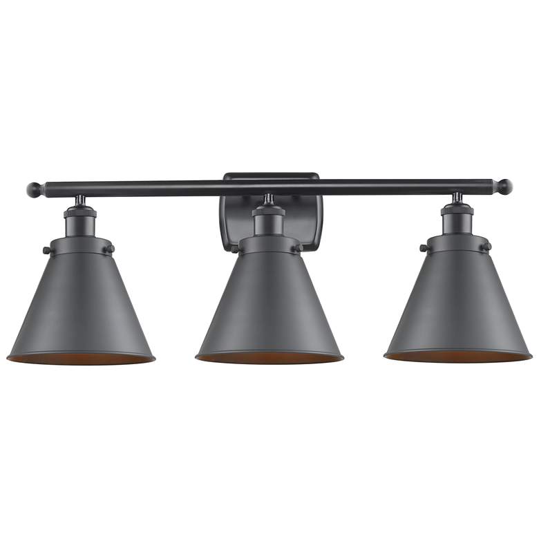 Image 1 Ballston Urban Appalachian 3 Light 26" LED Bath Light - Black - Black
