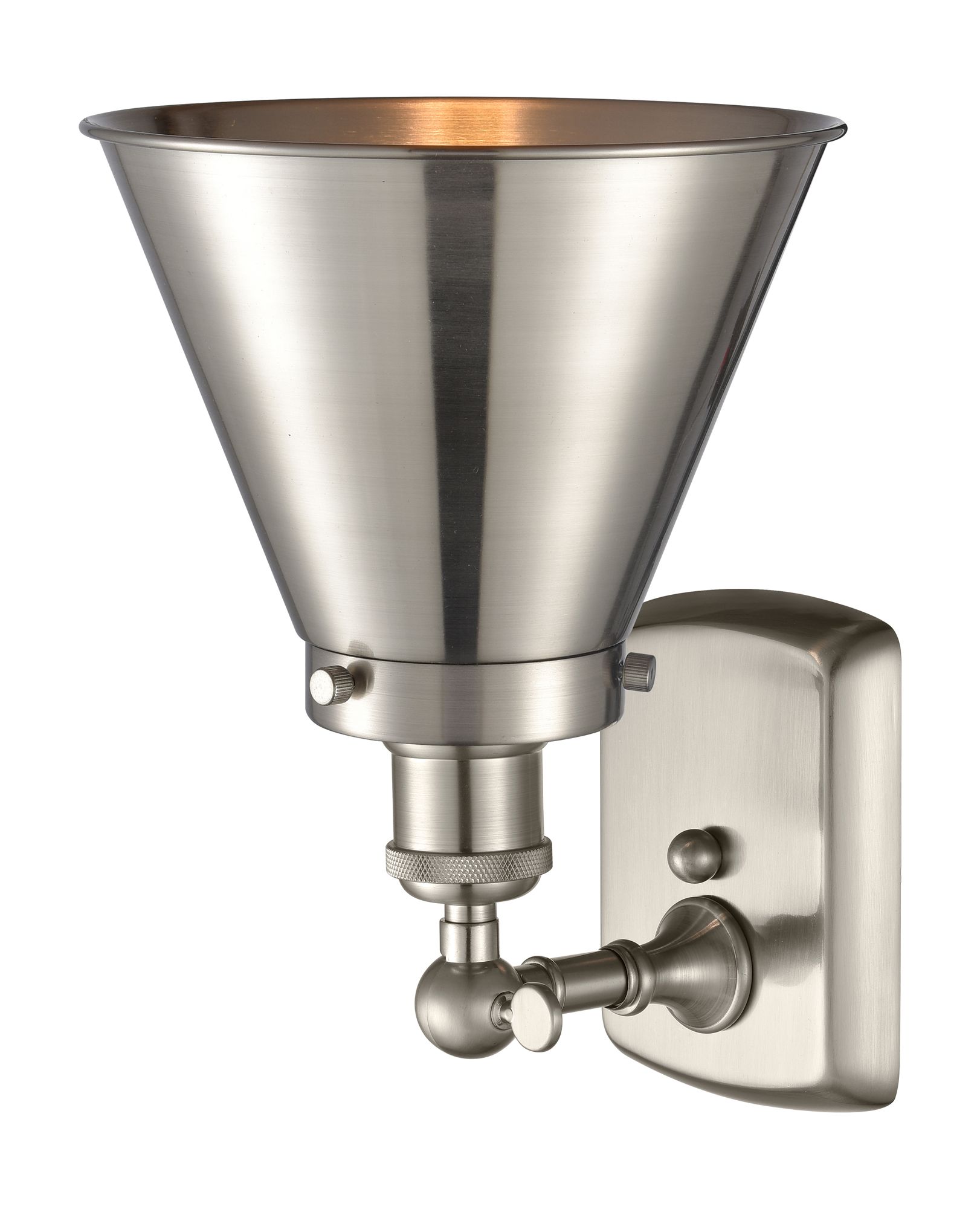 Image 3 Ballston Urban Appalachian 7" LED Sconce - Nickel Finish - Nickel Shad more views