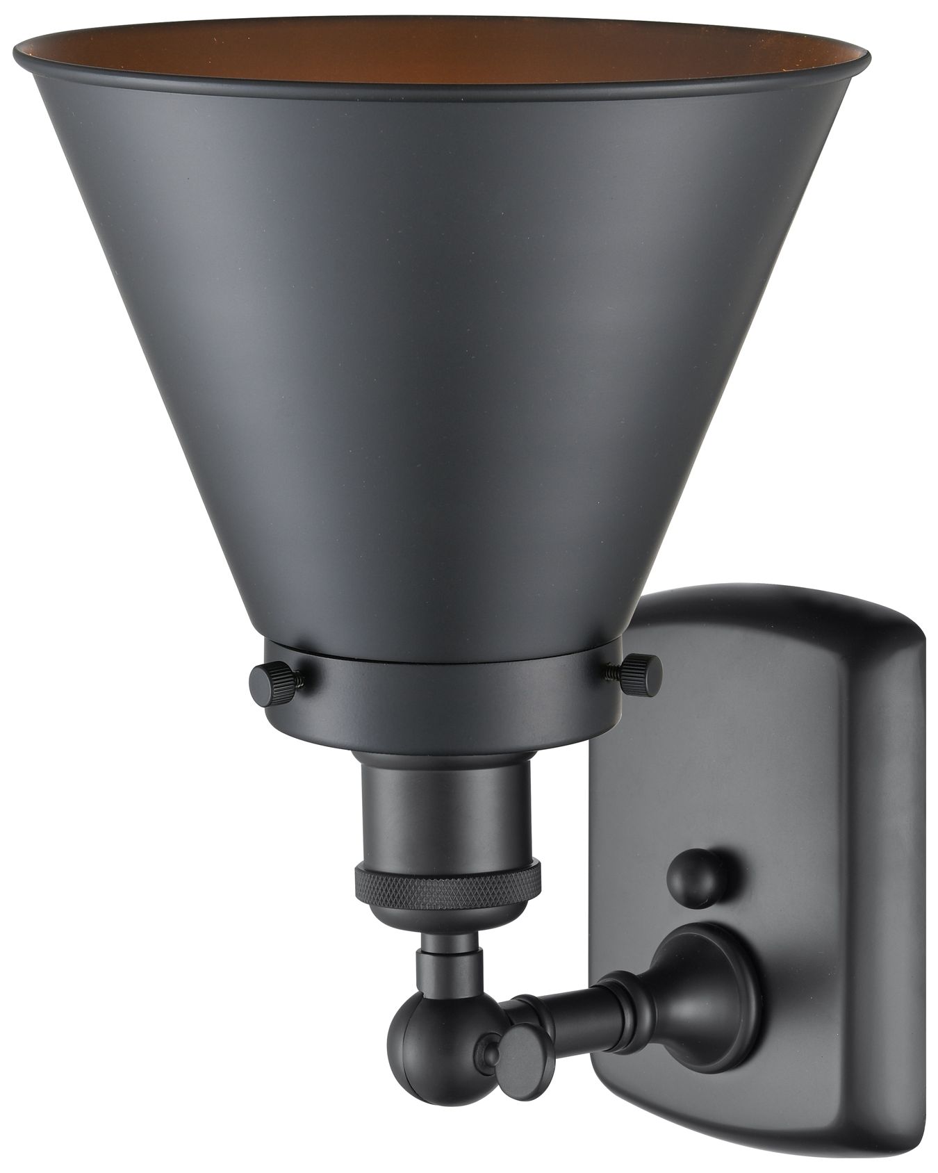 Image 2 Ballston Urban Appalachian 7" Matte Black LED Sconce With Matte Black  more views
