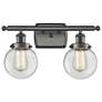 Ballston Urban Beacon 16"W 2 Light Bronze Bath Vanity Light w/ Clear S