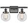 Ballston Urban Beacon 16"W 2 Light Bronze Bath Vanity Light w/ Clear S
