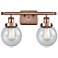 Ballston Urban Beacon 2 Light 16" Bath Light - Antique Copper - Seedy