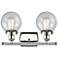 Ballston Urban Beacon 2 Light 16" Bath Light - Polished Nickel - Seedy