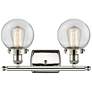 Ballston Urban Beacon 2 Light 16" LED Bath Light - Polished Nickel - C