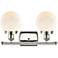Ballston Urban Beacon 2 Light 16" LED Bath Light - Polished Nickel - W