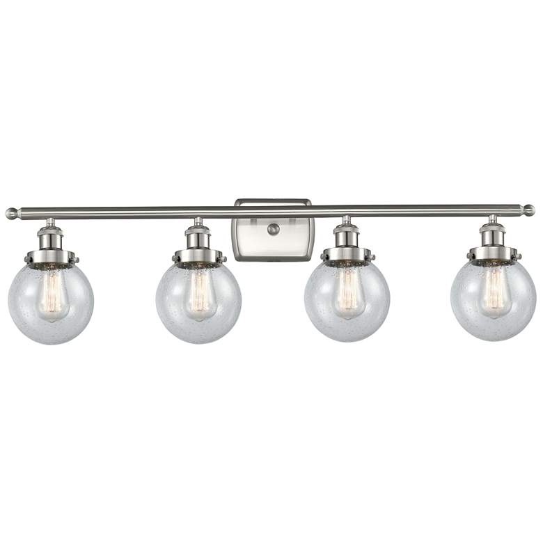 Image 1 Ballston Urban Beacon 4 Light 36" Bath Light - Brushed Satin Nickel -