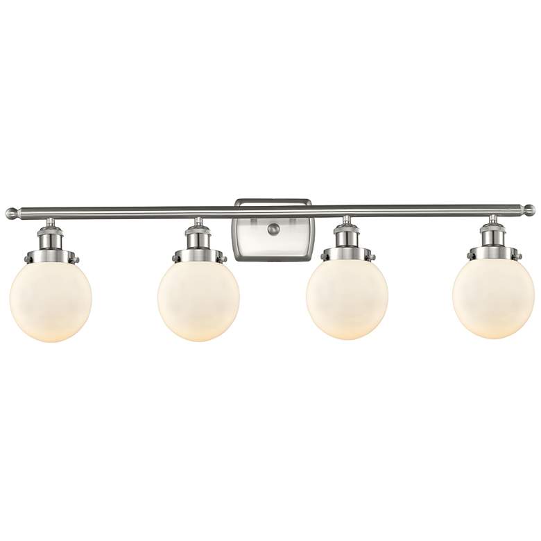 Image 1 Ballston Urban Beacon 4 Light 36" Bath Light - Brushed Satin Nickel -