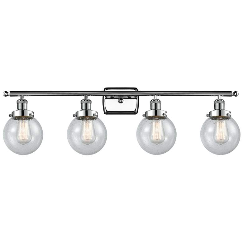 Image 1 Ballston Urban Beacon 4 Light 36" LED Bath Light - Polished Chrome - S