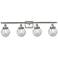 Ballston Urban Beacon 4 Light 36" LED Bath Light - Satin Nickel - Seed