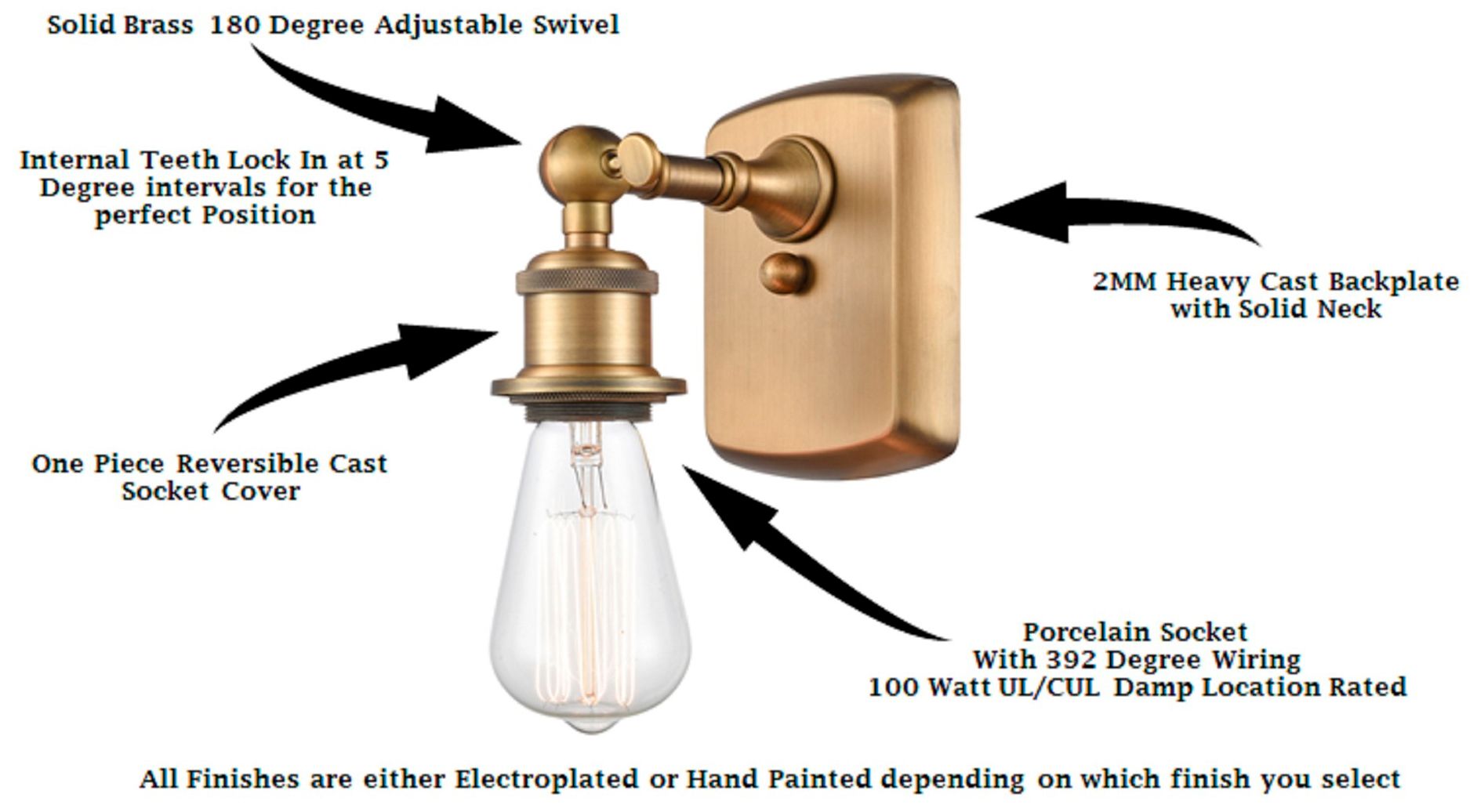 Image 7 Ballston Urban Bell 12" High Brushed Brass Sconce w/ Clear Shade more views