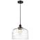 Ballston Urban Bell 12" Oil Rubbed Bronze Corded Mini Pendant w/ Deco