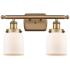 Ballston Urban Bell 12"H Brushed Brass 2-Light Wall Sconce