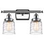 Ballston Urban Bell 2 Light 16" Bath Light - Polished Chrome - Deco Sw