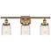 Ballston Urban Bell 3 Light 26" LED Bath Light - Brushed Brass - Deco
