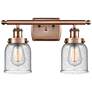 Ballston Urban Bell 5" 2 Light 16" Bath Light - Copper - Seedy Sh