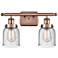 Ballston Urban Bell 5" 2 Light 16" Bath Light - Copper - Seedy Sh