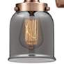 2_Ballston Urban Bell 5" 2 Light 16" Bath Light - Copper - Smoke Sh more views
