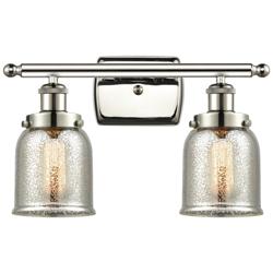 Ballston Urban Bell 5" 2 Light 16" Bath Light - Polished Nickel -