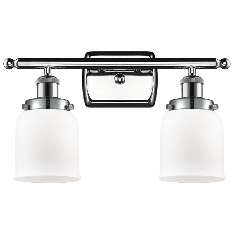 Image 1 Ballston Urban Bell 5" 2 Light 16" LED Bath Light - Polished Chro