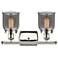 Ballston Urban Bell 5" 2 Light 16" LED Bath Light - Polished Nick