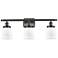 Ballston Urban Bell 5" 26"W 3 Light Bronze Bath Vanity Light w/ W
