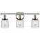 Ballston Urban Bell 5" 3 Light 26" Bath Light - Polished Nickel -