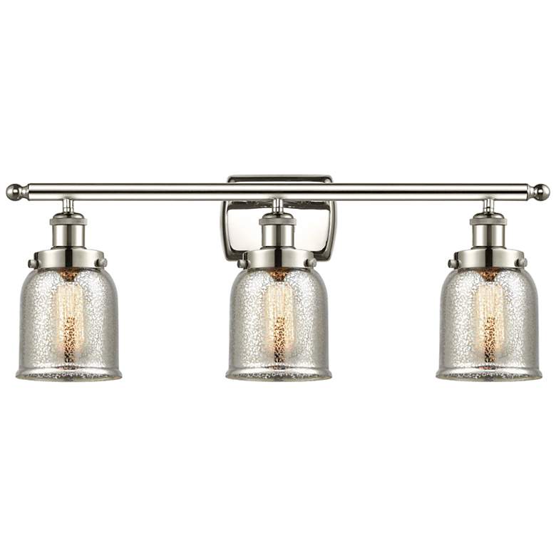 Image 1 Ballston Urban Bell 5" 3 Light 26" Bath Light - Polished Nickel -