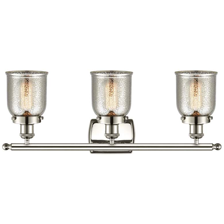 Image 2 Ballston Urban Bell 5" 3 Light 26" Bath Light - Polished Nickel - more views