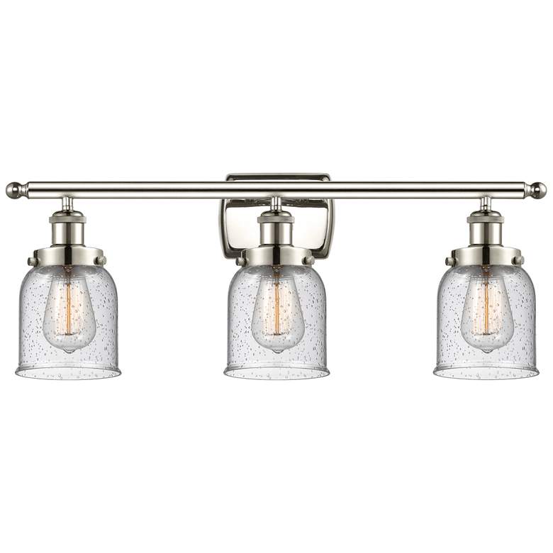 Image 1 Ballston Urban Bell 5" 3 Light 26" Bath Light - Polished Nickel -
