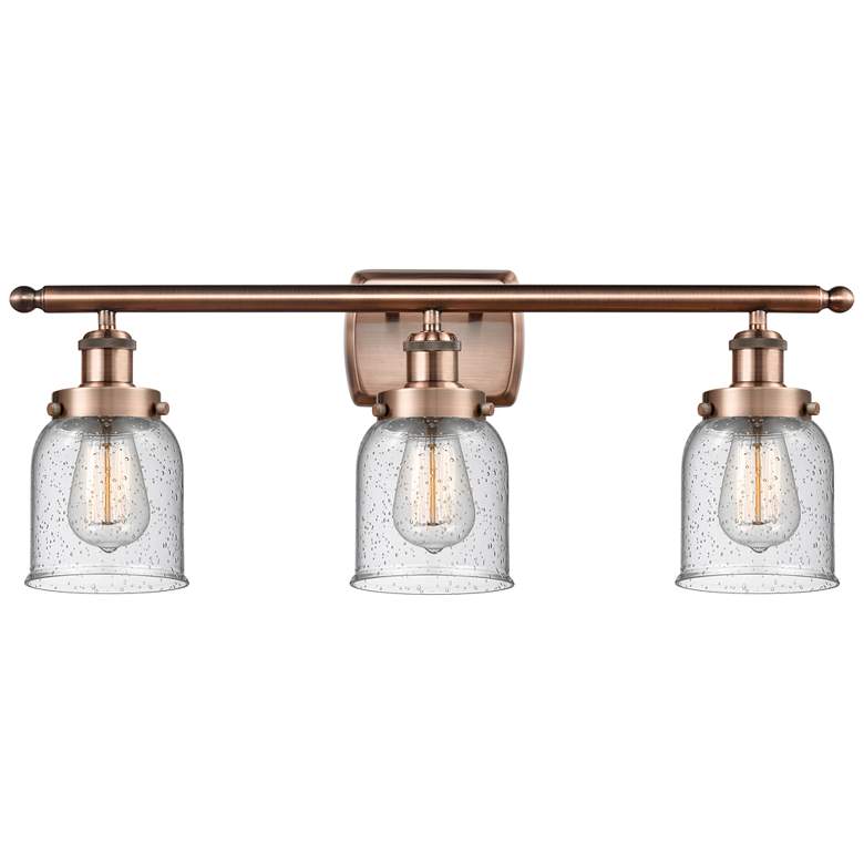Image 1 Ballston Urban Bell 5" 3 Light 26" LED Bath Light - Copper - Seed