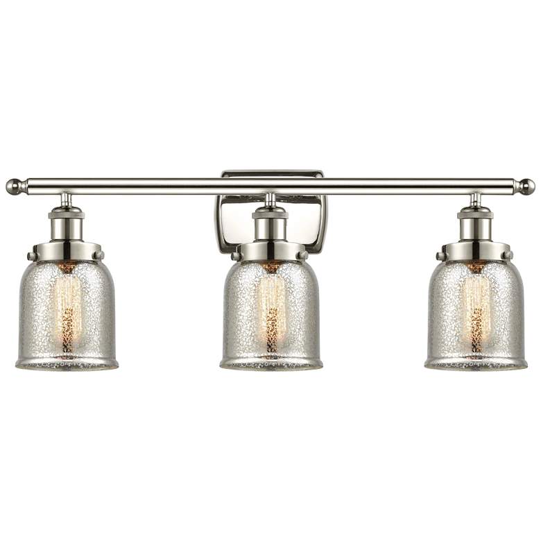 Image 1 Ballston Urban Bell 5" 3 Light 26" LED Bath Light - Nickel - Merc