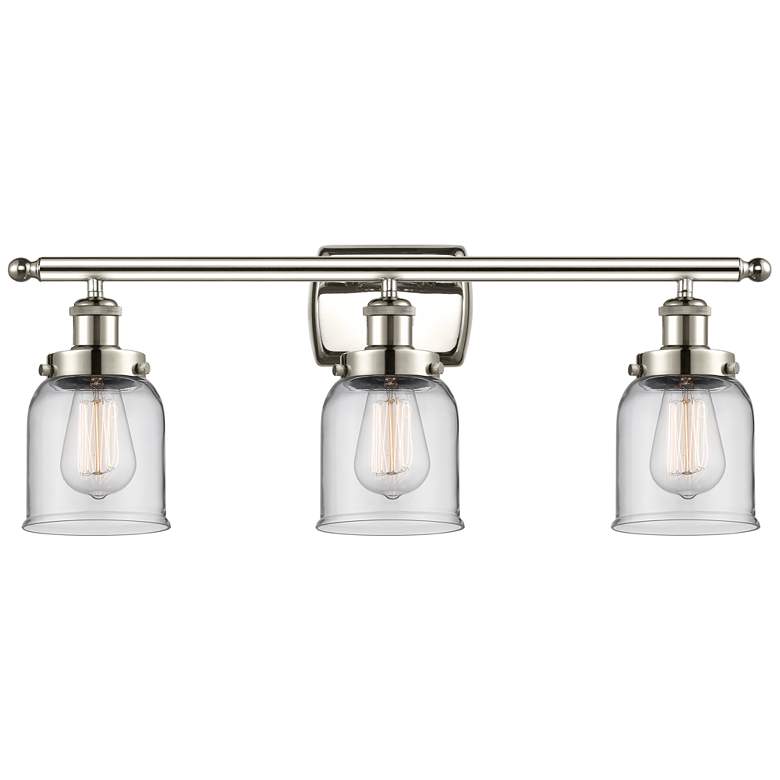 Image 1 Ballston Urban Bell 5" 3 Light 26" LED Bath Light - Polished Nick