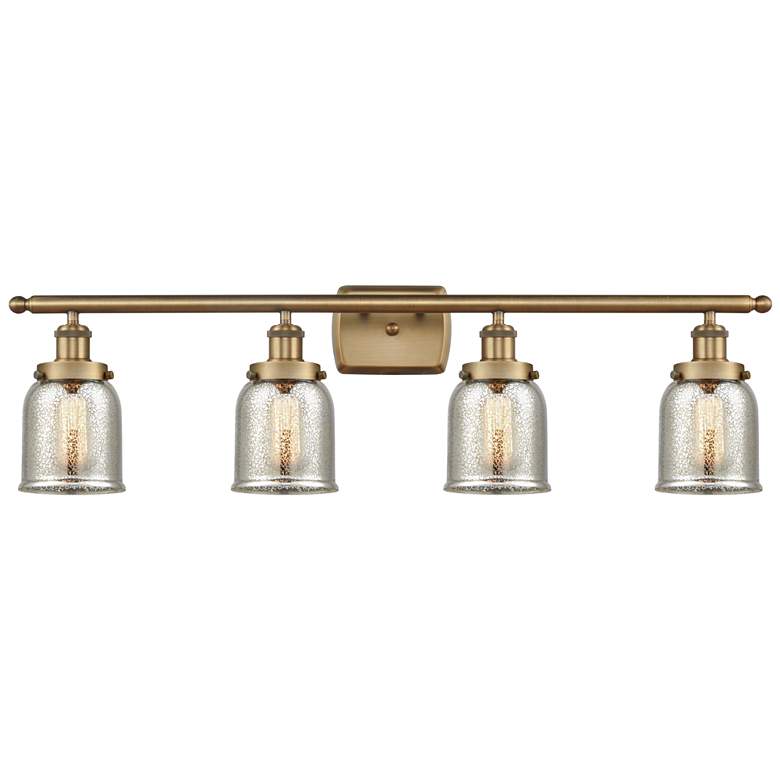 Image 1 Ballston Urban Bell 5" 4 Light 36" Bath Light - Brushed Brass - M