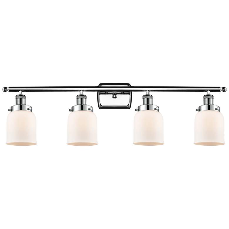 Image 1 Ballston Urban Bell 5" 4 Light 36" Bath Light - Polished Chrome -