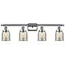 Ballston Urban Bell 5" 4 Light 36" LED Bath Light - Chrome - Merc