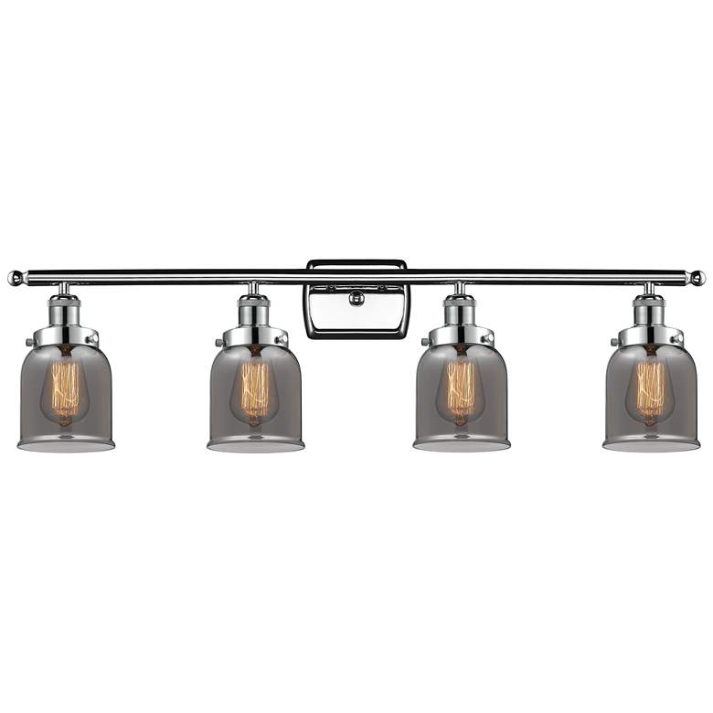 Image 1 Ballston Urban Bell 5" 4 Light 36" LED Bath Light - Polished Chro