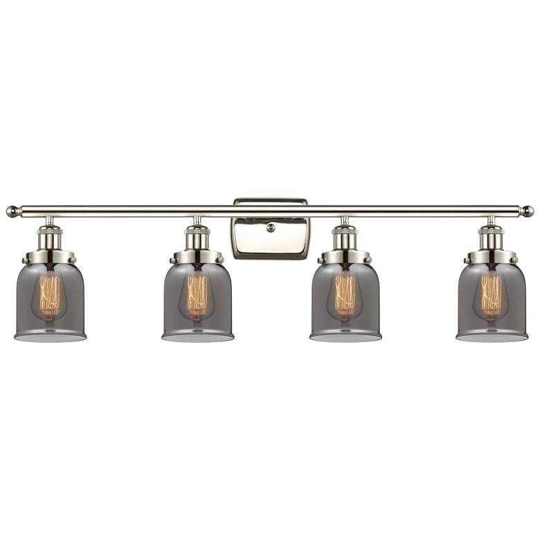 Image 1 Ballston Urban Bell 5" 4 Light 36" LED Bath Light - Polished Nick